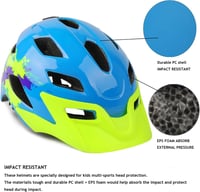 Exclusky gyerek kerékpáros sisak 50-57 cm BMX skate bicikli 3