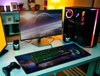 excovip Nagy Méretű Egérpad Irodai és Gamer Használatra - Precíziós Asztali Alátét PC Játékosoknak, Puha Felülettel, 700 x 300 mm 2