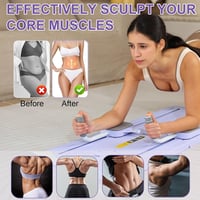 ExeractFit összecsukható Pilates board reformer gép készlet fekete, több 2