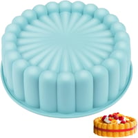 EXIN DEHCEN Szilikon Sütőforma 20 cm - Kerek Tortaforma Többrétegű Tortákhoz, Sajttortához, Szivárványtortához, Mosogatógépben Mosható

AI:  1
