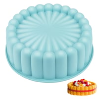 EXIN DEHCEN Silikonski Kalup za Pečenje 20 cm - Okrugli Kalup za Torte za Višeslojne Torte, Cheesecake, Rainbow Torte, Periv u Perilici Posuđa 2