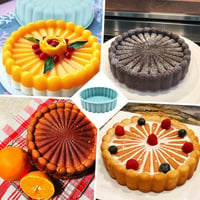 EXIN DEHCEN Szilikon Sütőforma 20 cm - Kerek Tortaforma Többrétegű Tortákhoz, Sajttortához, Szivárványtortához, Mosogatógépben Mosható

AI:  7