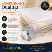 Cearșaf cu elastic din jerseu EXKLUSIV HEIMTEXTIL 180-200x200 cm, 100% bumbac, certificat Öko-Tex, pentru saltele cu înălțimea de până la 25 cm, negru 8