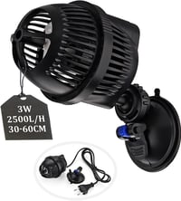 EXLECO JVP-100A Áramoltató Szivattyú - 2500 L/h, 3W, 360° Forgatható, Édesvízi és Tengeri Akváriumokhoz, Tapadókorongos Rögzítés 1