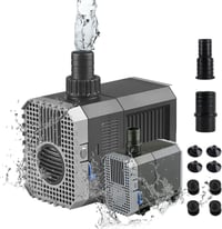 EXLECO Vízszivattyú Akváriumhoz és Tóhoz 900L/h 20W Merülő Szivattyú Szökőkút Szűrő Pumpa 1