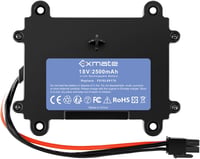 Exmate 18 V 2500 mAh lítium akkumulátor Bosch Indego 350/400/M 700/M+ 700/S+ 350/S+ 400 fűnyíróhoz 1