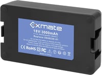 Exmate 18V 3000mAh Husqvarna Automower akkumulátor 115H 305 310 315 1