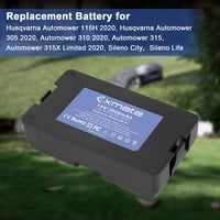 Exmate 18V 3000mAh Husqvarna Automower akkumulátor 115H 305 310 315 7