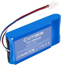 Exmate 18V 3000mAh Li-ion akkumulátor Yard Force Amiro fűnyírógéphez 1