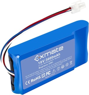 Acumulator Exmate 18V 3000mAh Li-ion pentru mașina de tuns iarba Yard Force Amiro