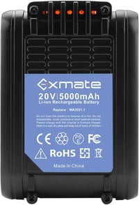 Exmate 20V 5.0Ah Worx WA3551.1 akkumulátor csere 7