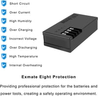 Exmate 25.2V 2300mAh Li-ion akkumulátor Ambrogio Alex L30 L50 Elite robotfűnyíróhoz 4