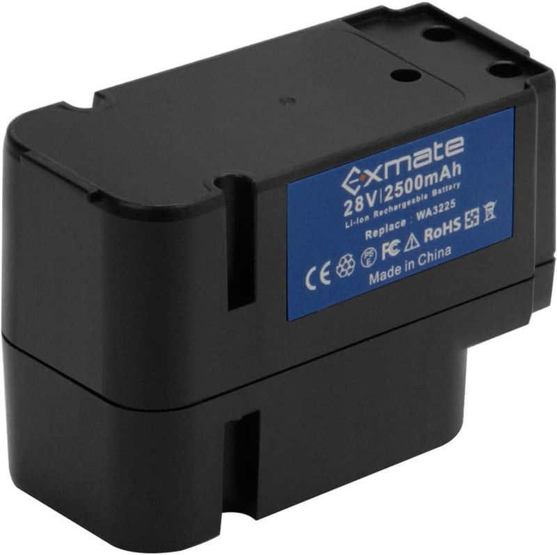 Exmate 28V 2.5Ah akkumulátor Landroid robotfűnyírógéphez WA3225 WA3565