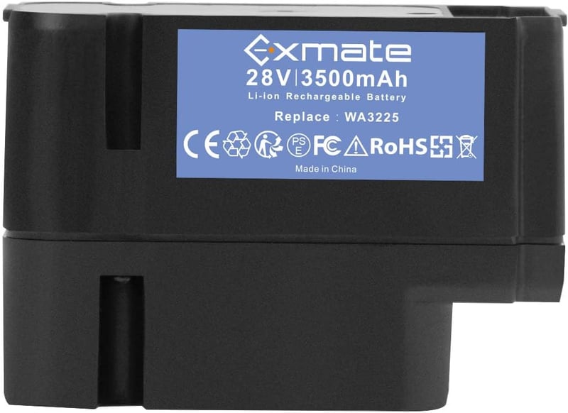 Exmate 28V 3.5Ah akkumulátor Landroid robotfűnyíróhoz WA3225 WA3565