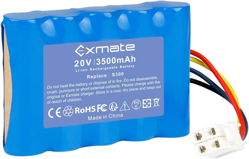 Acumulator Li-ion de schimb Exmate pentru Landxcape LX790i LX792 LX795 LX796 LX797 LX991 Ferrex 800m2 2021 S300 S390m2 WA32300 WA323 LA0001 LA0002