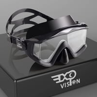 EXP VISION Pano 3 panoráma búvárkodási maszk, edzett üveg snorkel maszk kék 1