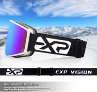 EXP VISION Síszemüveg szett szülő-gyerek párnak, UV védelem, páramentes snowboard szemüveg 6