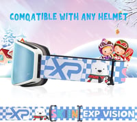 EXP VISION Síszemüveg Szett Szülő-Gyerek UV Védelem Páramentesítés 5