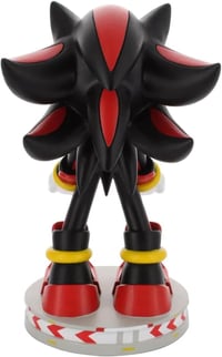 Exquisite Gaming Cable Guys Shadow the Hedgehog držiak na ovládač a telefón – zberateľský stojan SEGA Sonic, licencovaná figúrka, 14,4x13. 4