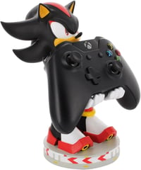 Exquisite Gaming Cable Guys Shadow the Hedgehog držiak na ovládač a telefón – zberateľský stojan SEGA Sonic, licencovaná figúrka, 14,4x13. 2