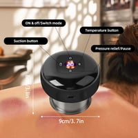 Exsivemy Elektromos Bankolózó Masszázsgép 12 Fokozat Infravörös Intelligens Vákuum Masszírozó 7