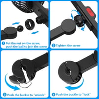 Exsivemy USB autós ventilátor 360° forgó dupla fej 2 sebességgel 5