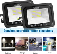 EXTRASTAR 30W LED Reflektor IP65 Vízálló 2400 Lm Hideg Fehér Kültéri Lámpa 6