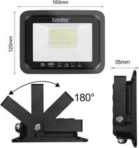 EXTRASTAR 30W LED Reflektor IP65 Vízálló 2400 Lm Hideg Fehér Kültéri Lámpa 3