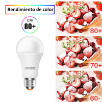EXTRASTAR E27 LED žiarovka 15W (120W) 1200 lúmenov, teplá biela 3000K, A60, nestmievateľná, balenie 6 ks 5