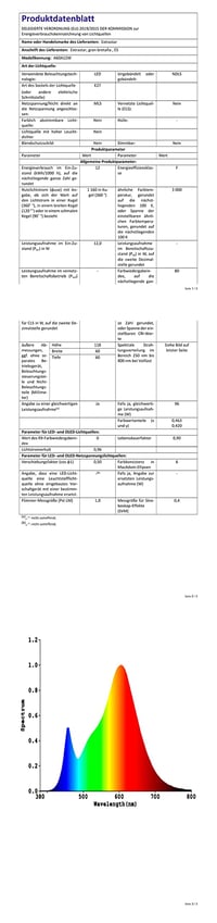 EXTRASTAR E27 LED žiarovka 15W (120W) 1200 lúmenov, teplá biela 3000K, A60, nestmievateľná, balenie 6 ks 7