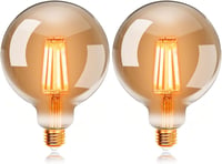 ExtraStar Edison G95 E27 LED filament izzó vintage stílusú - G125 1