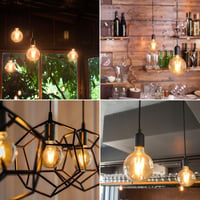 ExtraStar Edison Vintage LED Izzó G95 E27 Filament Lámpa Retro Dekoratív Villanykörte Meleg Fény 4