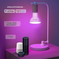 EXTRASTAR GU10 Inteligentná RGBW LED žiarovka 6W, stmievateľná, RGB a teplé biele svetlo, WiFi, kompatibilná s Alexa a Google Home, bez potreby hubu, 1 ks 6
