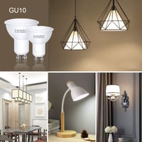 EXTRASTAR GU10 LED žiarovka, 8W (ekvivalent 54W), 6500K studená biela, nestmievateľná, balenie 5 ks 5