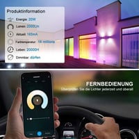 EXTRASTAR Smart LED Mennyezeti Lámpa WiFi Dimmer Alexa Google Home Kompatibilis 3
