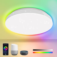 EXTRASTAR Smart LED Mennyezeti Lámpa WiFi Dimmer Alexa Google Home Kompatibilis 1