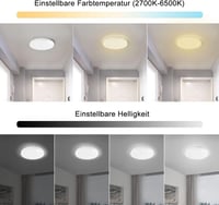 EXTRASTAR Smart LED Mennyezeti Lámpa WiFi Dimmer Alexa Google Home Kompatibilis 4