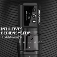 Extreme Tattoo Dragonhawk Fold Pro Wireless Tetoválógép 2db 1500mAh Akkumulátor 8