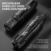 Extreme Tattoo Dragonhawk Fold Pro Wireless Tetoválógép 2db 1500mAh Akkumulátor 4
