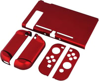 eXtremeRate Nintendo Switch konzol és Joy-Con védőtok, piros szeparálható dokkoló tok 9