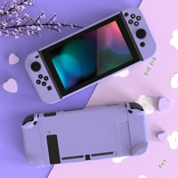 eXtremeRate Nintendo Switch védőtok szeparálható dokkolóval - Világoslila 3