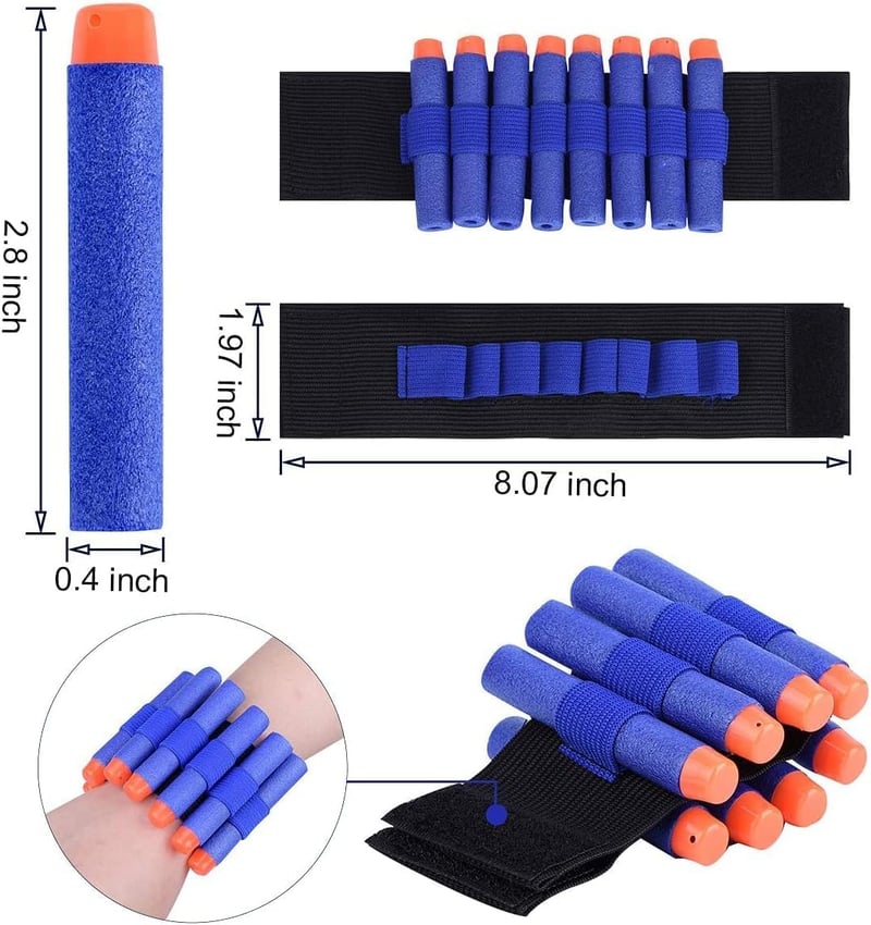 EXTSUD Taktikai Mellény Szett Gyerekeknek Nerf N-Strike Elite Fegyverekhez