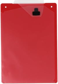 EXXO by HFP műhelymappa A4, PP anyagú, autókulcs-zsebbel - piros, 12 db/csomag 2