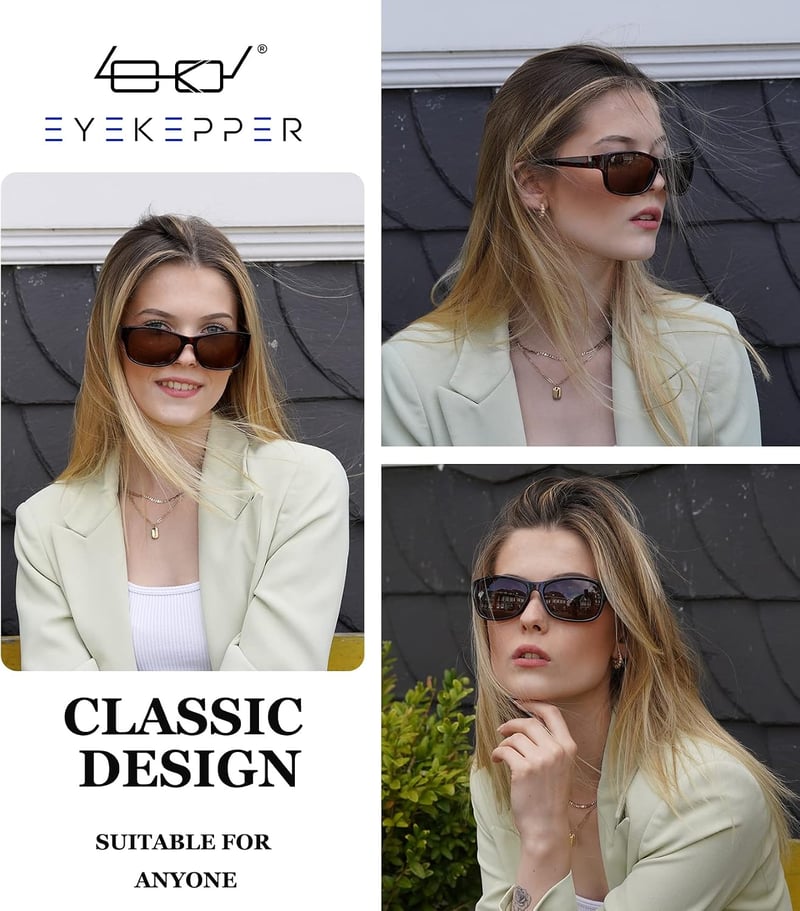 Ochelari de soare bifocali Eyekepper cu ramă rotundă din plastic