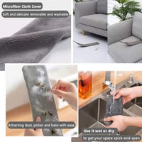 Eyeleaf 4 db mosható porszívó kefe teleszkópos rúddal és pókháló tisztítóval 4