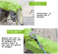 Eyeleaf Kutyaesőkabát Kapucnival Könnyű Vízálló Kabát Kis Közepes Nagy Méretű Kutyáknak Zöld 3