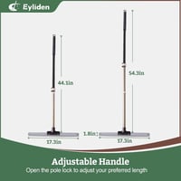 Eyliden 138 cm teleszkópos nyelű vízlehúzó padlóhoz és zuhanyhoz, csempe márvány fa üveg ablakokhoz vízfolt eltávolításhoz 6