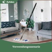 Eyliden mikrofibra mop s 2 zamjenske glave, podesivom drškom od 134 cm i rotirajućom pločom od 360° za podove, pločice i laminate 8