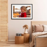 EYMPEU Nástenný rám na plagáty 50 x 70 cm, 1 ks rám na obrazy, čierny, do kancelárie a domácnosti 6