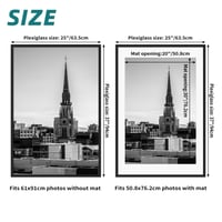 EYMPEU Rám na obrazy 60x90 cm čierny 1 ks na plagáty na stenu do kancelárie a domácnosti 3
